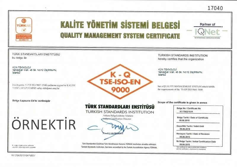 ISO 9000 – Kalite Yönetim Sistemi